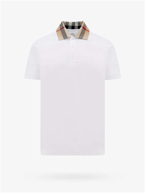 burberry white polo shirt|burberry polo shirt outlet.